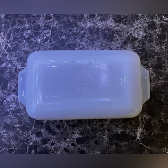 Fire King Candle Glow Loaf Pan - Picture 5 of 8